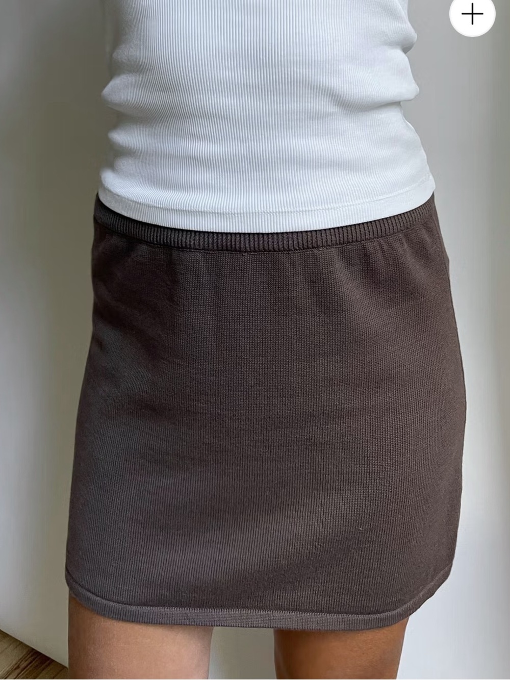 Djerf Avenue Knitted Mini Skirt